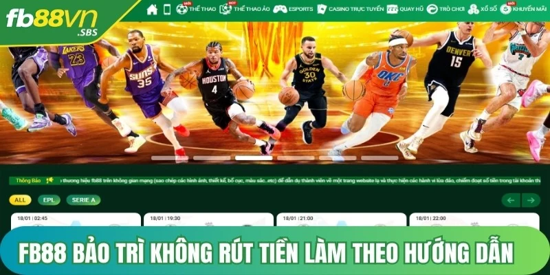 Khi FB88 bảo trì không rút được tiền hãy làm theo hướng dẫn của hệ thống