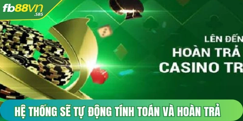 Hệ thống sẽ tự động tính toán và hoàn trả dựa trên tổng số tiền cược hợp lệ