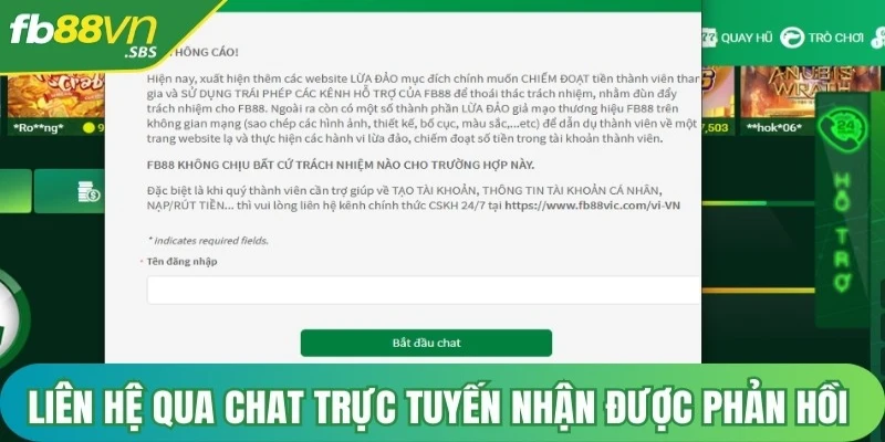  Liên hệ thông qua chat trực tuyến sẽ nhận được phản hồi trong vòng 2-3 phút